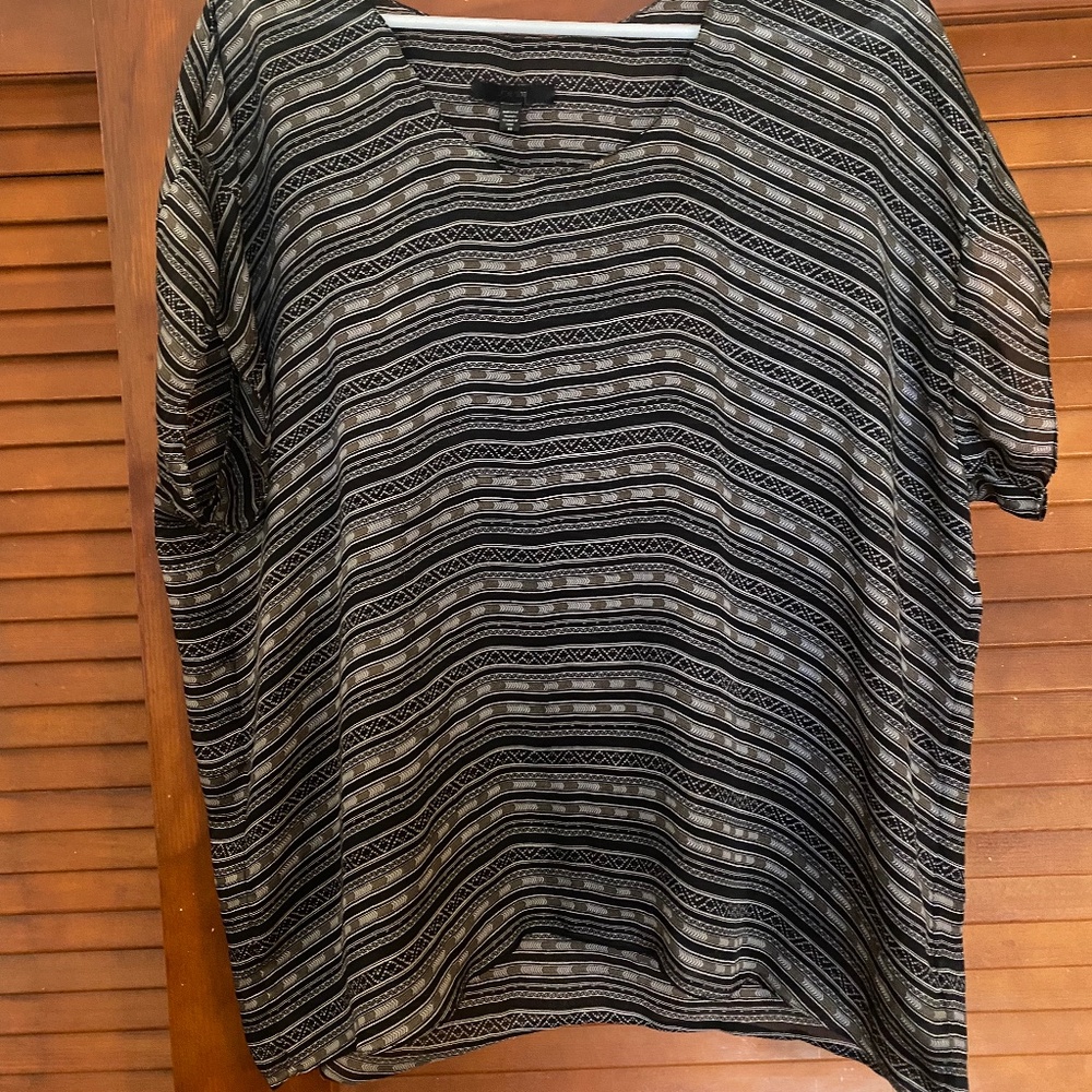Oversized Joe's Jeans silk top
